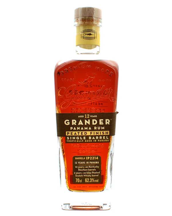 Grander Rum - 12y Peated Cask 63.0% 0.7L, Spirits