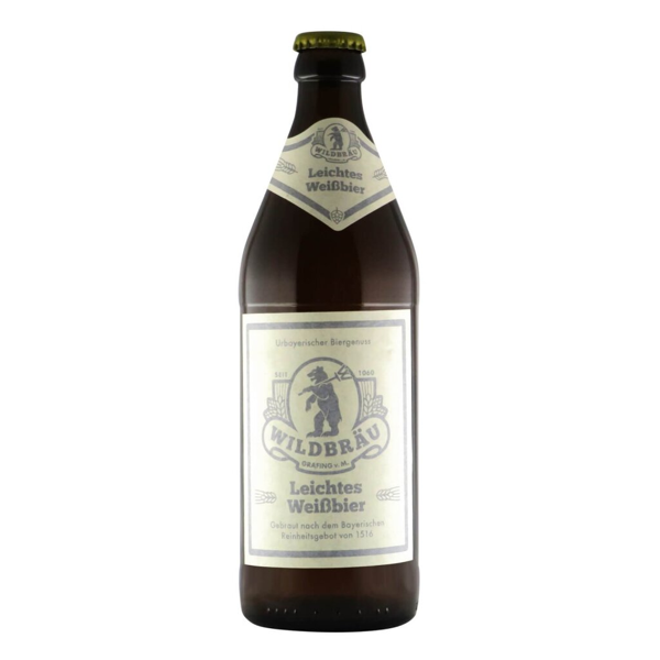 Wildbräu Leichte Weisse 0,5l 3.4% 0.5L, Beer