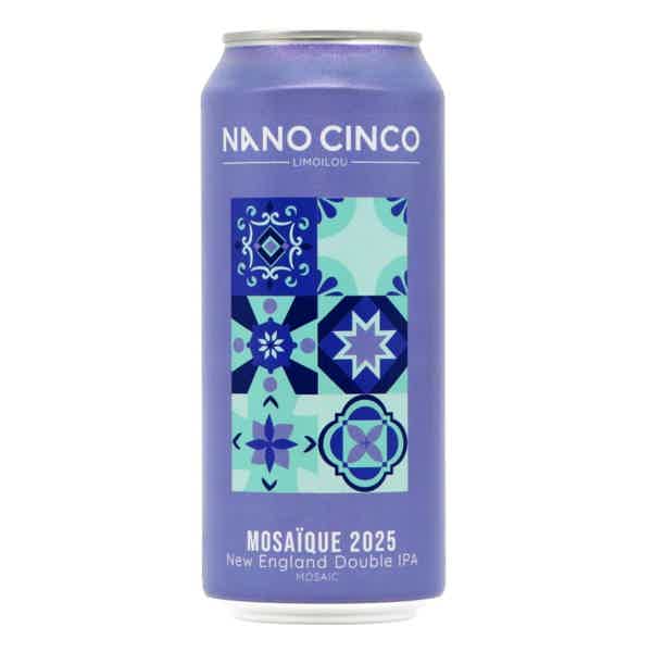 Nano Cinco Mosaïque 2025 Double NEIPA 0,473l 8.0% 0.473L, Beer