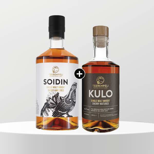 TEERENPELI SOIDIN & KULO BUNDLE: TEERENPELI KULO 50,7 %, 50 cl, TEERENPELI SOIDIN 40 % 70 cl