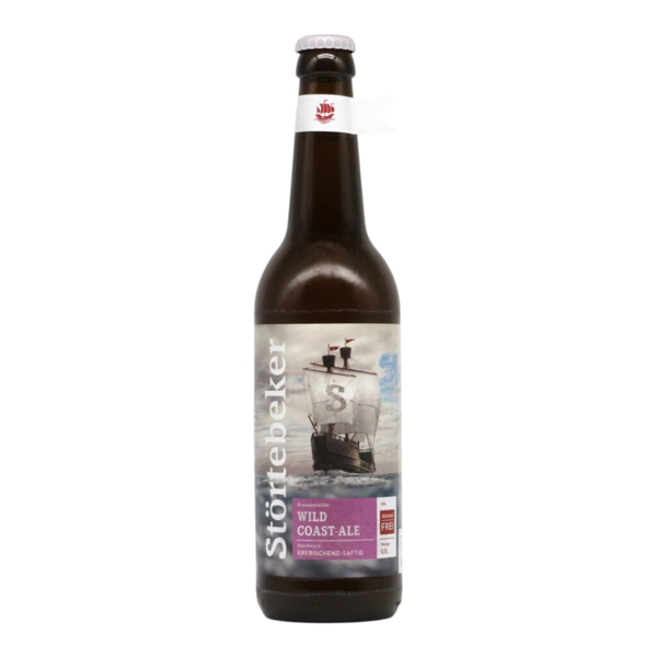 Störtebeker Wild Coast-Ale Hazy Pale Ale Alkoholfrei 0,5l 0.5% 0.5L, Beer