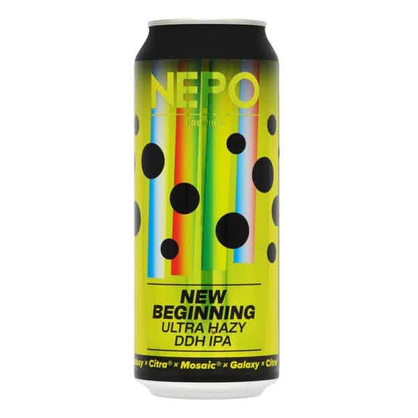 Nepomucen New Beginning Ultra Hazy DDH IPA 0,5l 6.6% 0.5L, Beer