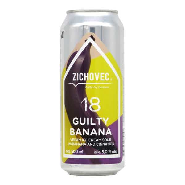 Zichovec Guilty Banana 18 Vegan Ice Cream Sour Ale 0,5l 5.0% 0.5L, Beer