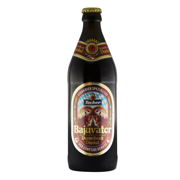 Tucher Bajuvator Dunkler Doppelbock 0,5l 7.5% 0.5L, Beer