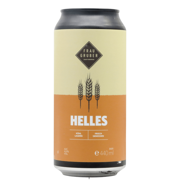 FrauGruber Helles 0,44l 4.8% 0.44L, Beer