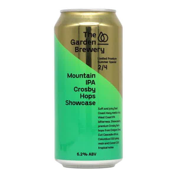 The Garden Brewery Mountain IPA: Crosby Hops Showcase 0,44l 6.2% 0.44L, Beer