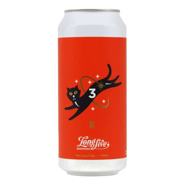 Long Live Beerworks 3 Lives Triple New England IPA 0,473l 10.0% 0.473L, Beer