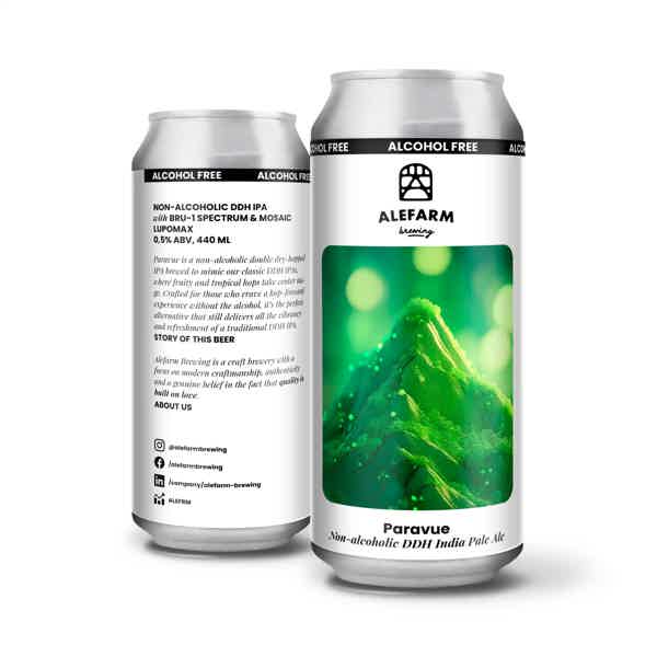 Nolo Collective - Alefarm Paravue 0.5% 0.44L, Non alcohol