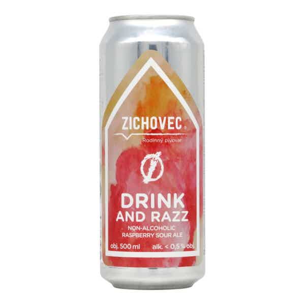 Zichovec Drink & Razz Non-Alcoholic Raspberry Sour Ale 0,5l 0.5% 0.5L, Beer