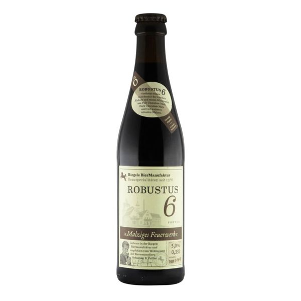 Riegele Robustus 6 0,33l 5.0% 0.33L, Beer