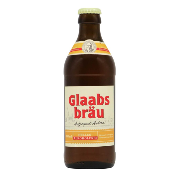 Glaabsbräu Helles Alkoholfrei 0,33l 0.5% 0.33L, Beer