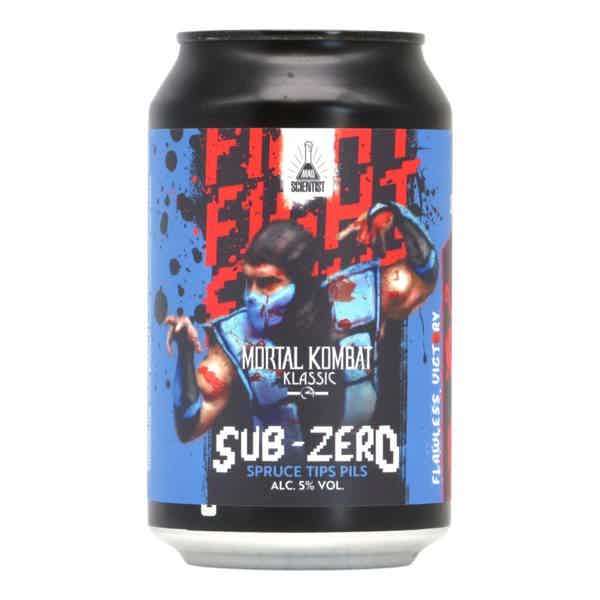 Mad Scientist Mortal Kombat Sub-Zero Spruce Tips Pils 0,33l 5.0% 0.33L, Beer
