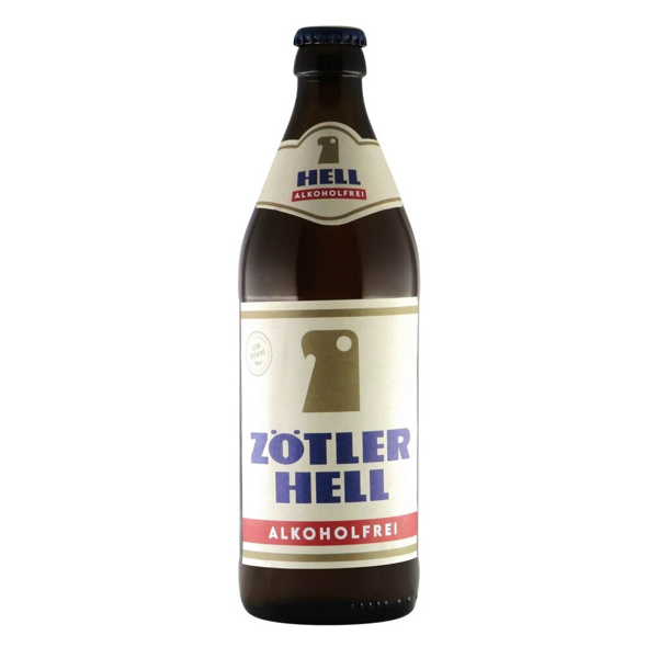 Zötler Hell Alkoholfrei 0,5l 0.2% 0.5L, Beer