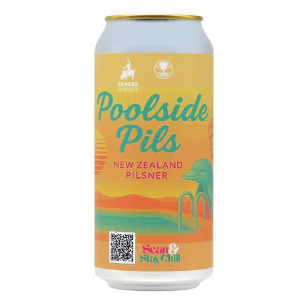 Yankee & Kraut Poolside Pils New Zealand Pilsner 0,44l 4.9% 0.44L, Beer