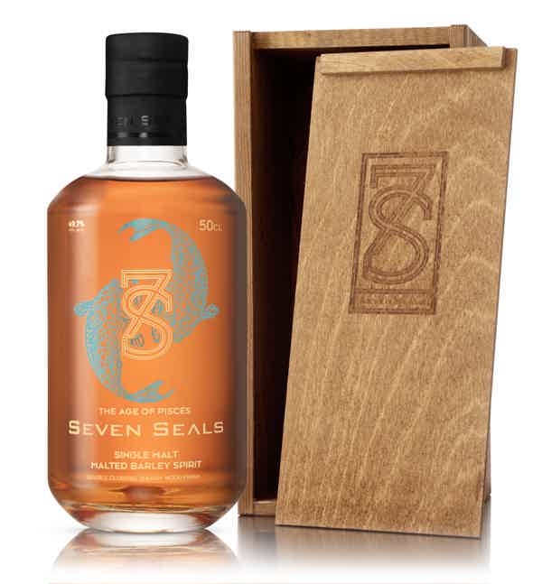 Seven Seals The Age of Pisces Double Oloroso Sherry Wood Finish 49.7% 0.5L, Spirits