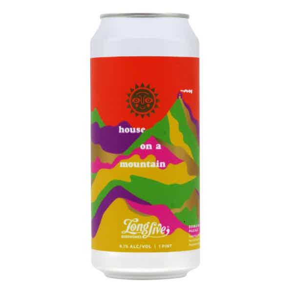 Long Live Beerworks House On A Mountain Double New England IPA 0,473l 8.1% 0.473L, Beer