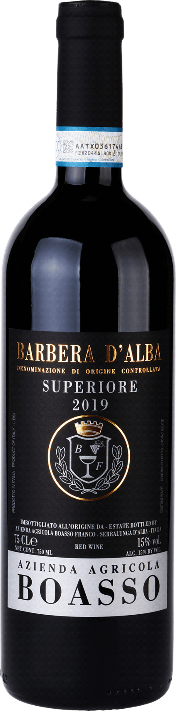 Boasso Franco Barbera D´Alba Superiore 14.0% 0.75L, Wine