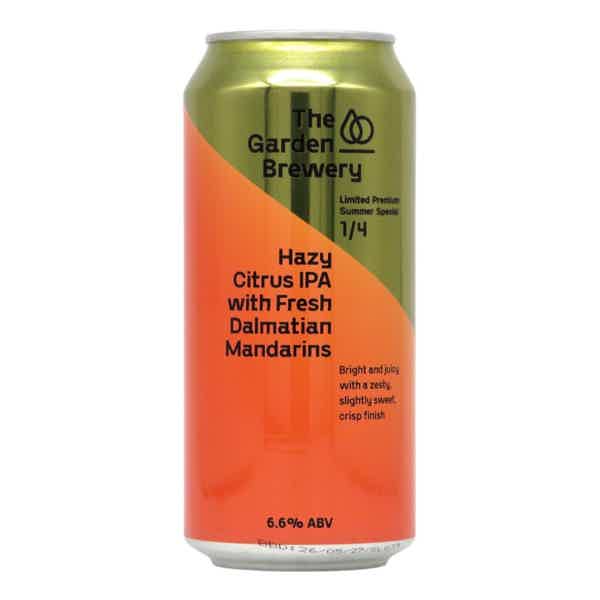 The Garden Brewery Hazy Citrus IPA with Fresh Dalmatian Mandarins 0,44l 6.8% 0.44L, Beer