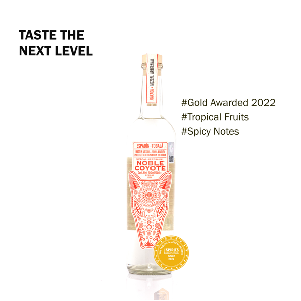 Mezcal Noble Coyote | Espadín-Tobalá | 70cl 45% vol 45.0% 0.7L, Spirits