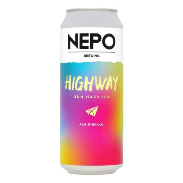 Nepomucen Highway DDH Hazy IPA 0,5l 5.9% 0.5L, Beer
