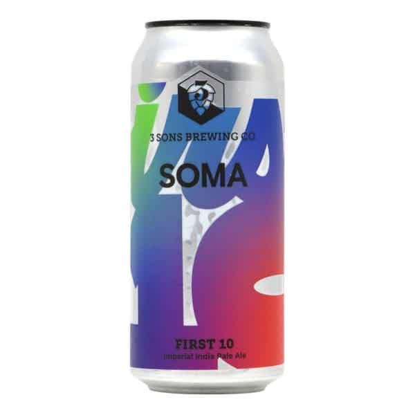 3 Sons/SOMA First 10 Double NEIPA 0,473l 8.8% 0.473L, Beer