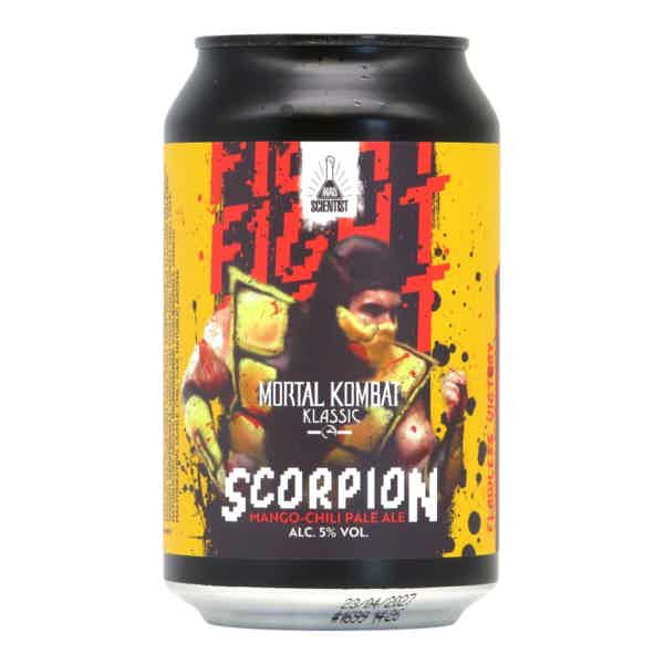 Mad Scientist Mortal Kombat Scorpion Mango-Chili Pale Ale 0,33l 5.0% 0.33L, Beer