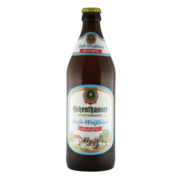Hohenthanner Weißbier Alkoholfrei 0,5l 0.5% 0.5L, Beer
