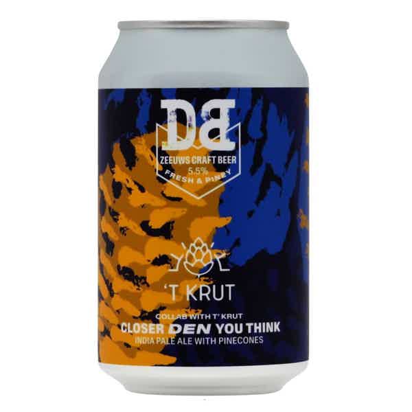 Dutch Bargain/'t Krut Closer DEN You Think IPA 0,33l 5.5% 0.33L, Beer