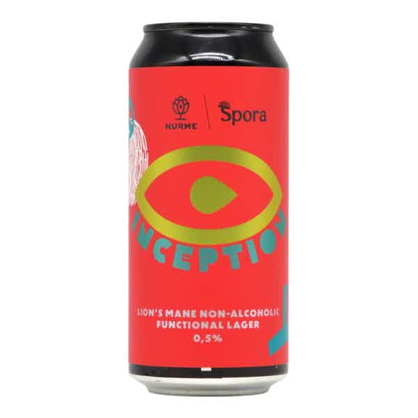 Nurme Inception Non-Alcoholic Functional Lager 0,44l 0.5% 0.44L, Beer