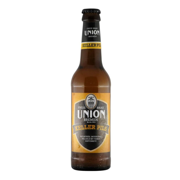 Freie Brau Union Bremen Keller Pils 0,33l 4.9% 0.33L, Beer