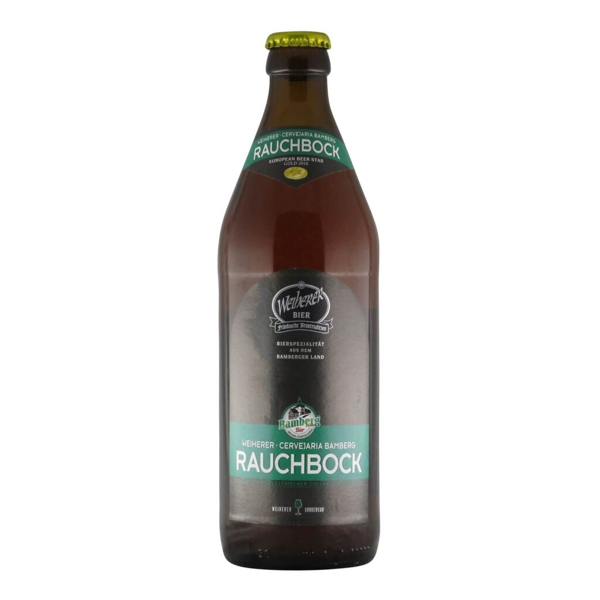 Weiherer/Cervejaria Bamberg Rauchbock 0,5l 7.0% 0.5L, Beer