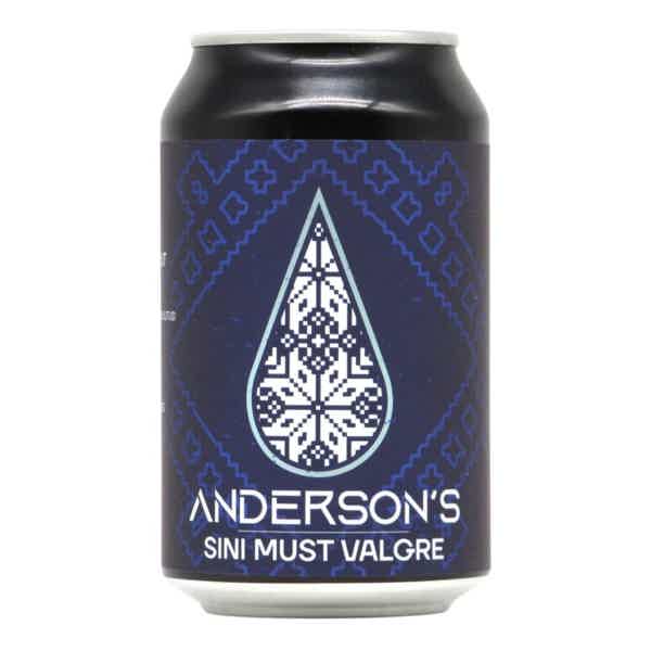 Anderson's Sini Must Valgre 2026 Milk Stout 0,33l 6.5% 0.33L, Beer