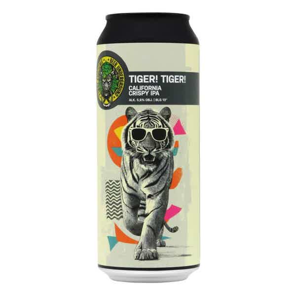 Beer Undeground Tiger! Tiger! California Crispy IPA 0,5l 5.6% 0.5L, Beer