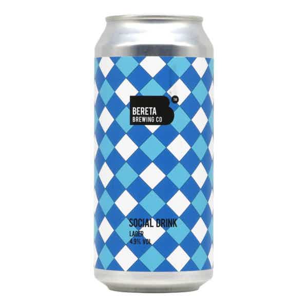 Bereta Social Drink Lager 0,44l 4.9% 0.44L, Beer