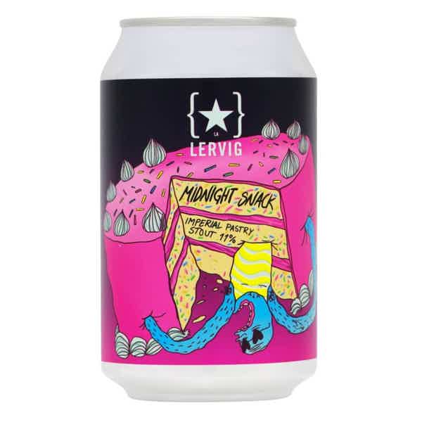 Lervig Midnight Snack Imperial Pastry Stout 0,33l 11.0% 0.33L, Beer