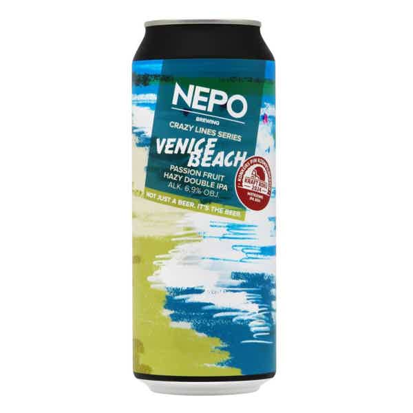 Nepomucen Crazy Lines Series: Venice Beach Hazy Double IPA 0,5l 6.9% 0.5L, Beer