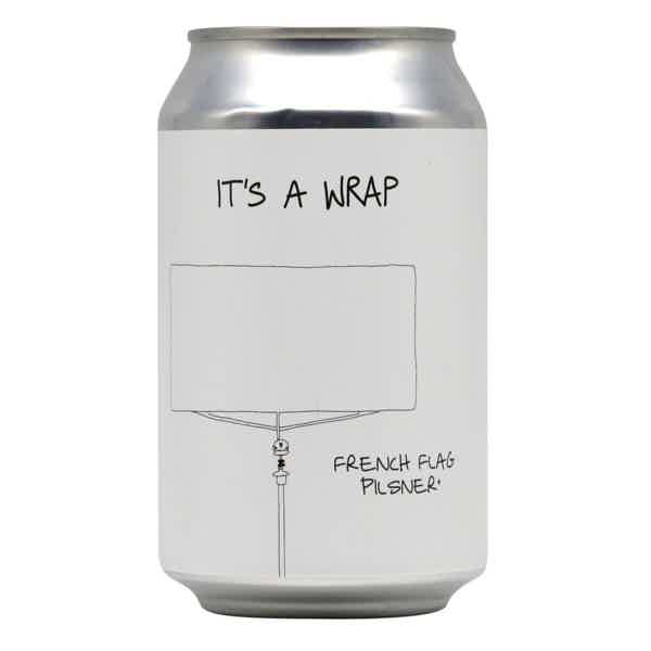 It's A Wrap Brewing French Flag Pilsner 0,33l 4.8% 0.33L, Beer