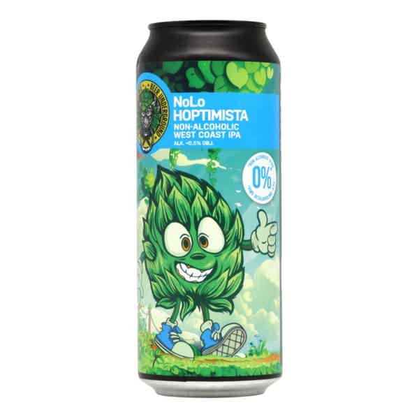 Beer Underground NoLo – Hoptimista Non-Alcoholic West Coast IPA 0,5l 0.5% 0.5L, Beer