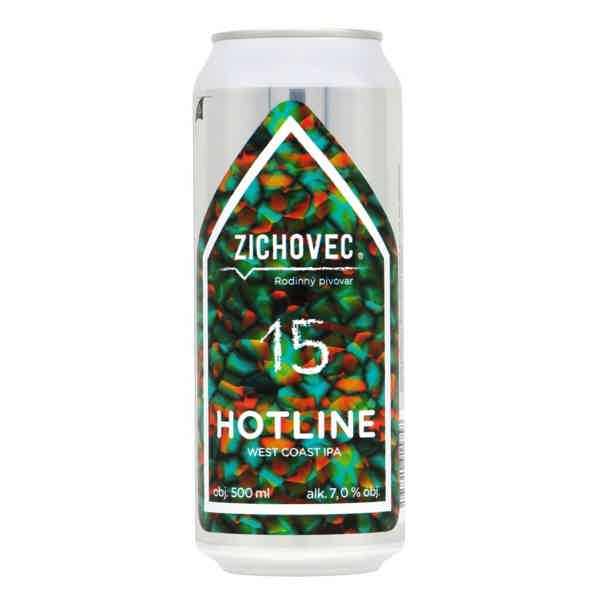 Zichovec Hotline 15 West Coast IPA 0,5l 7.0% 0.5L, Beer