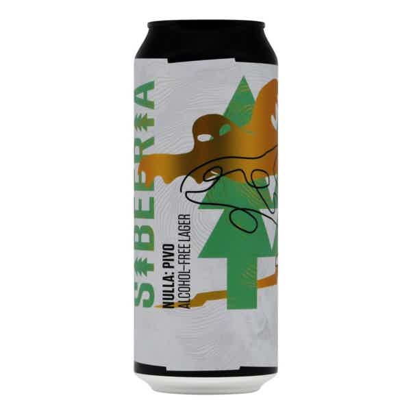 Sibeeria x Orca x Freigeist Nulla Pivo Czech Lager Alkoholfrei 0,5l 0.5% 0.5L, Beer