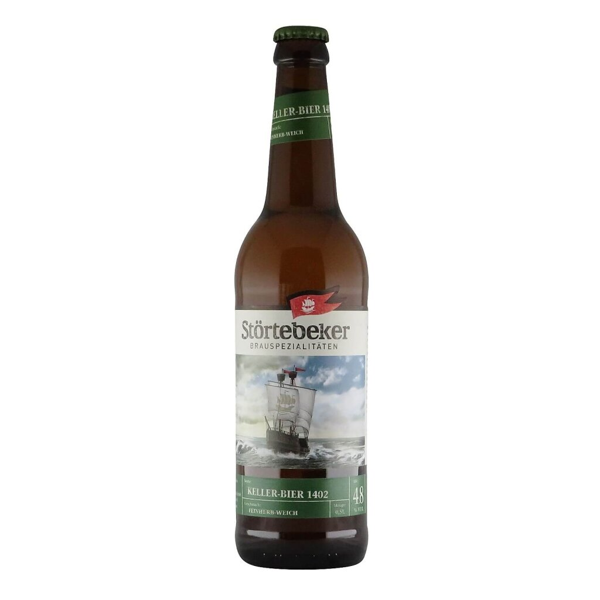 Störtebeker BIO Keller-Bier 1402 0,5l 4.8% 0.5L, Beer