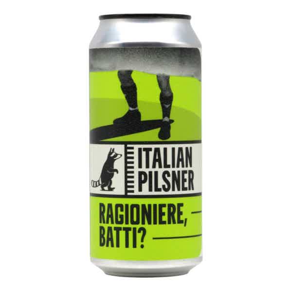 Wild Raccoon Ragioniere, Batti? Italian Pilsner 0,44l 5.0% 0.44L, Beer