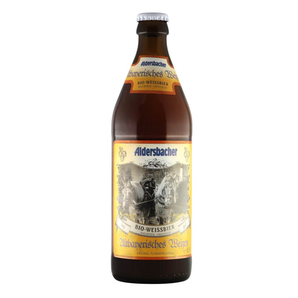 Aldersbacher BIO Altbayerisches Weizen 0,5l 5.2% 0.5L, Beer