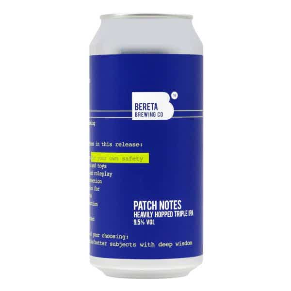 Bereta Patch Notes Heavily Hopped Triple IPA 0,44l 9.5% 0.44L, Beer