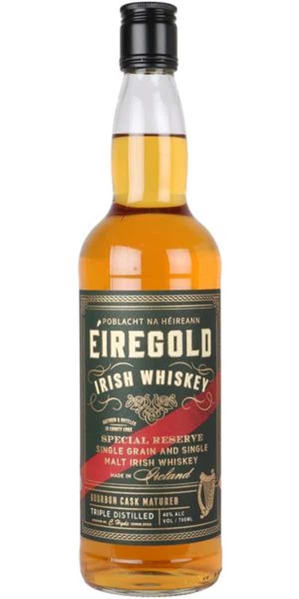 Eiregold Irish Whiskey Bourbon Cask 40.0% 0.7L, Spirits