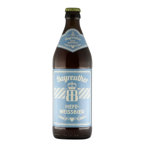 Bayreuther Hefe-Weissbier 0,5l 5.3% 0.5L, Beer
