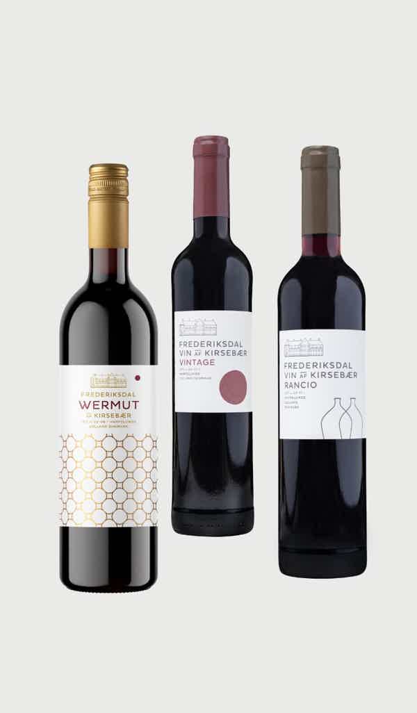 FREDERIKSDAL TASTING COLLECTION: FREDERIKSDAL RANCIO, Frederiksdal Vintage, FREDERIKSDAL WERMUT
