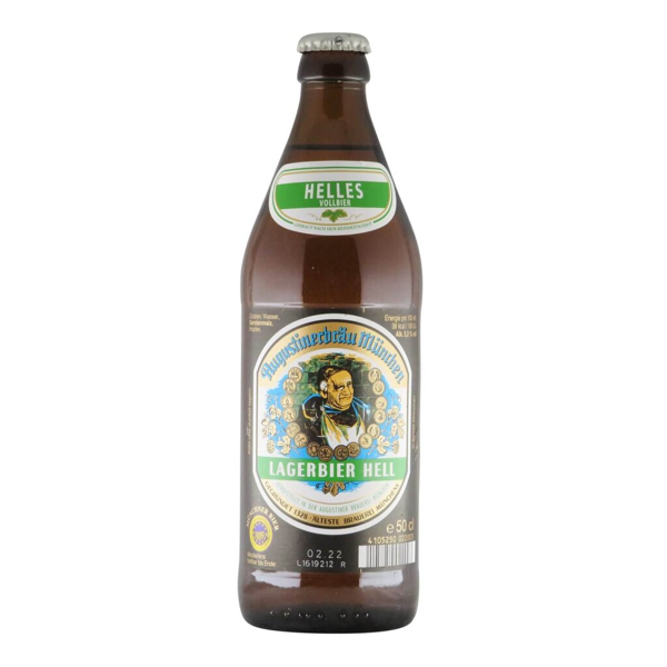 Augustiner Lagerbier Hell 0,5l 5.2% 0.5L, Beer