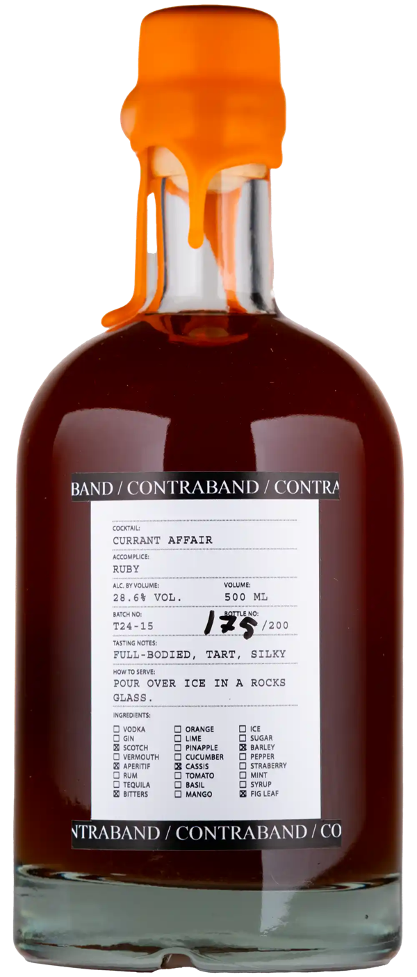 Contraband x Ruby Currant Affair 28.6% 0.5L, Spirits