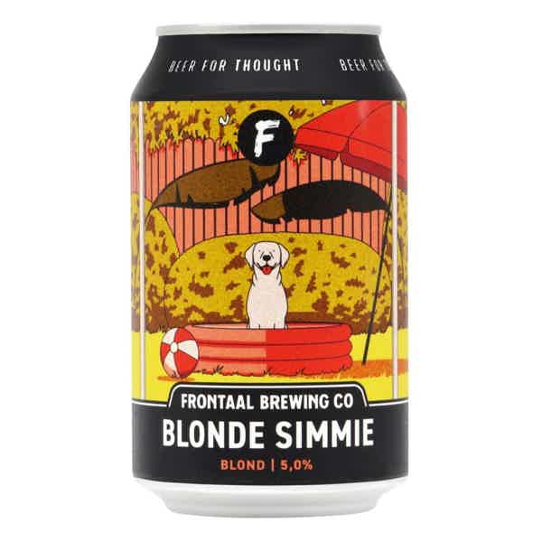 Frontaal Blonde Simmie Belgian Blond 0,33l 5.0% 0.33L, Beer